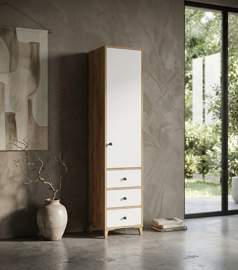 Пенал с ящиками коллекции Альви