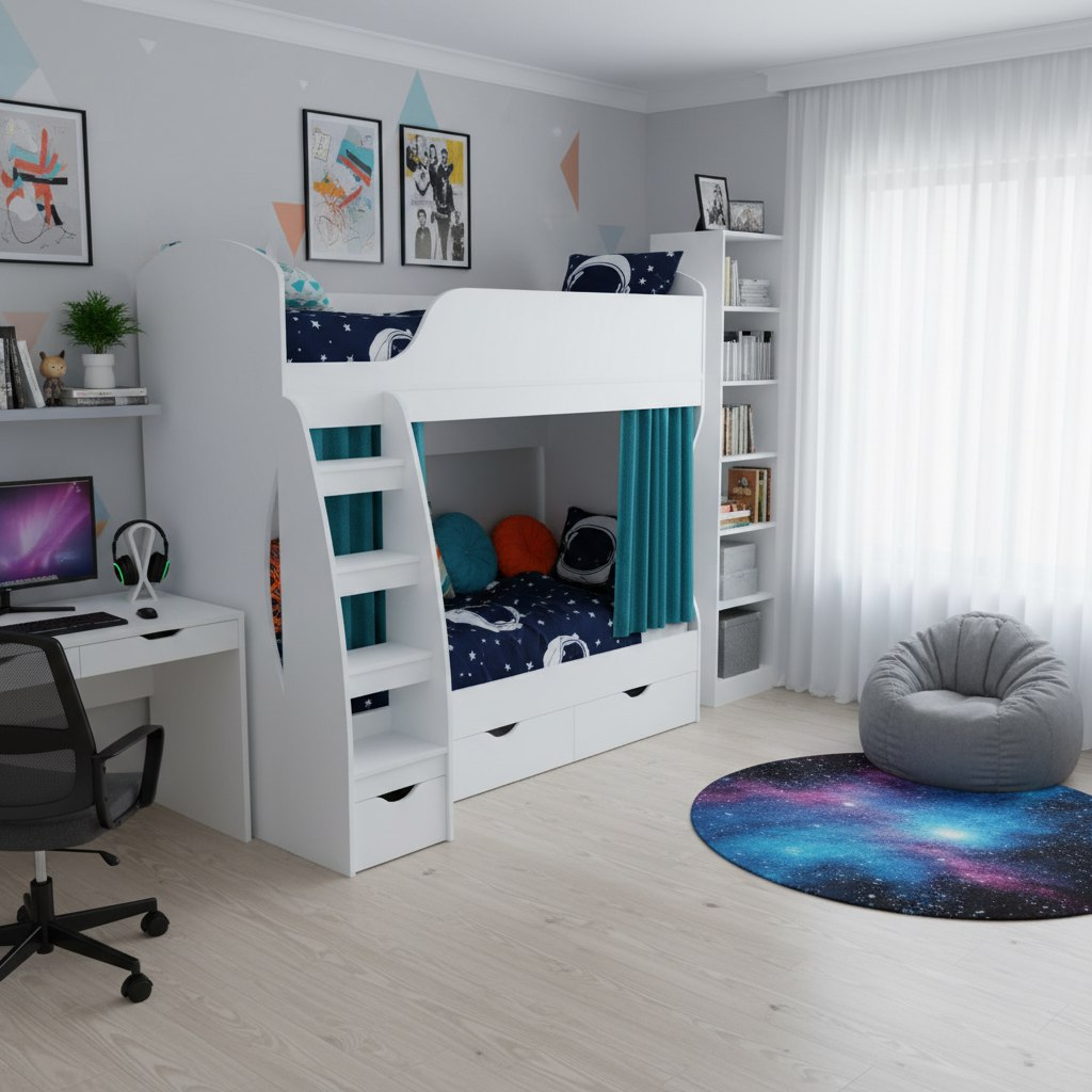 Двухъярусная кровать коллекции Умка 180х80