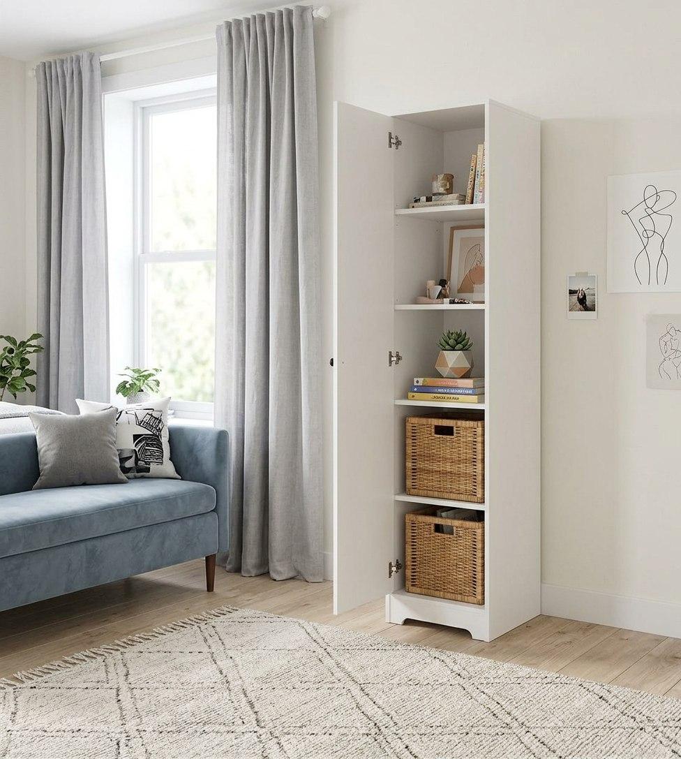 Пенал-1 с дверкой коллекции Норд