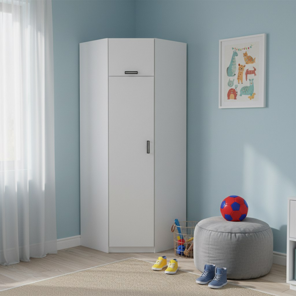 Шкаф угловой коллекции Престиж  (без принта)