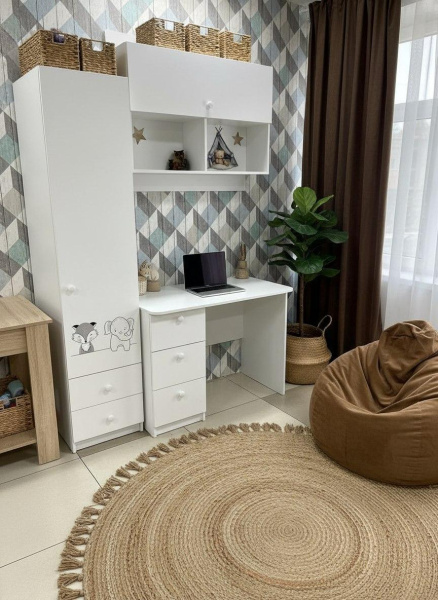 Комплект мебели коллекции Хэппи: стол + полка + пенал