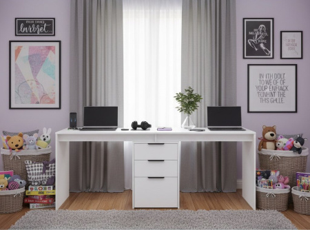 Стол для 2 детей Тандем 1800 мм (цвета и размеры разные)   от Династия Kids