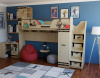 Кровать-чердак 190х80 коллекции Фрегат от Династия Kids