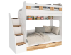 Кровать 2-х ярусная Твинс (белый + дуб каньон) 190х90
