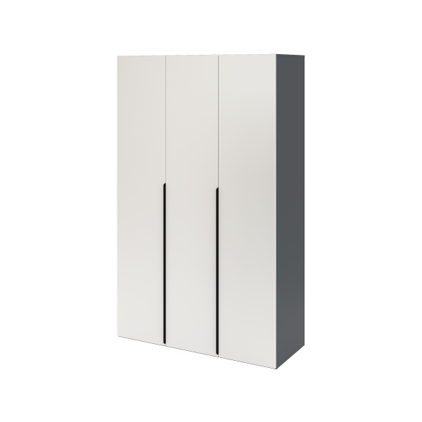 Шкаф 3-х дверный коллекции Брайт Графит-2
