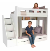 Кровать 2-х ярусная Твинс (белый) 190х90