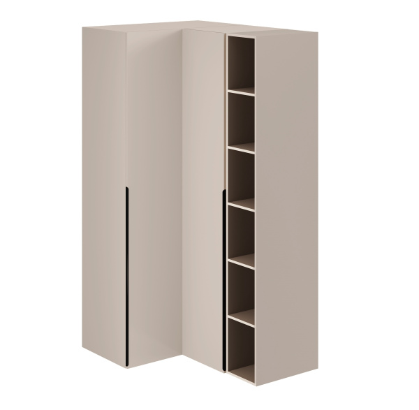 Угловой шкаф + пенал + стеллаж переходной коллекции Брайт Велюр от Династия Kids