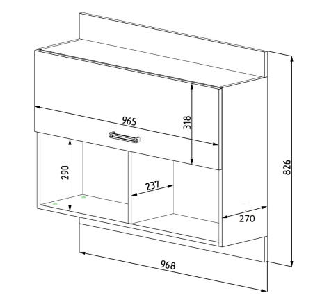 Полка коллекции Цветы New 