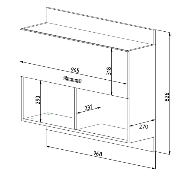 Полка коллекции Цветы New  от Династия Kids