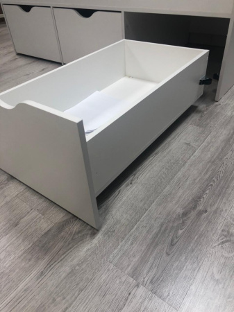 Кровать детская Малыш 80х160 (цвет белый) от Династия Kids