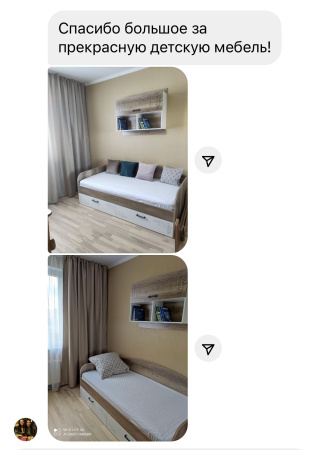 Полка навесная коллекции Твой Стиль