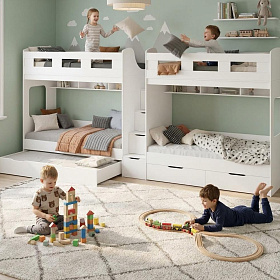 Четырехъярусные кровати 