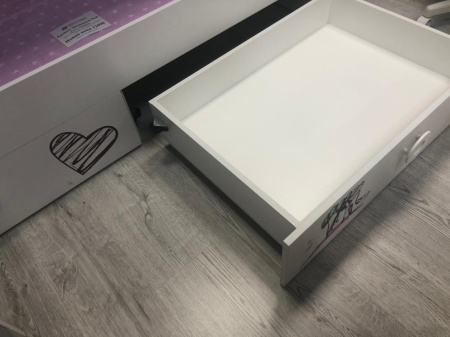 Двухъярусная кровать коллекции Модница 190х80 + 190х90  от Династия Kids