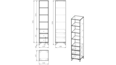 Пенал коллекции Вест от Династия Kids