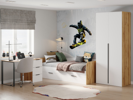 Стол 1400 мм коллекции Брайт Золотистый от Династия Kids