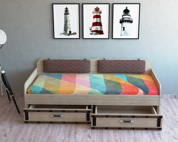 Кровать 190х90 коллекции Фрегат-6 от Династия Kids