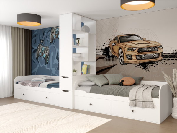 Кровать коллекции Норд (размеры разные) от Династия Kids