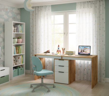 Стол для 2 детей Тандем 1800 мм (цвета и размеры разные)   от Династия Kids