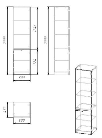 Пенал коллекции Мозаика от Династия Kids