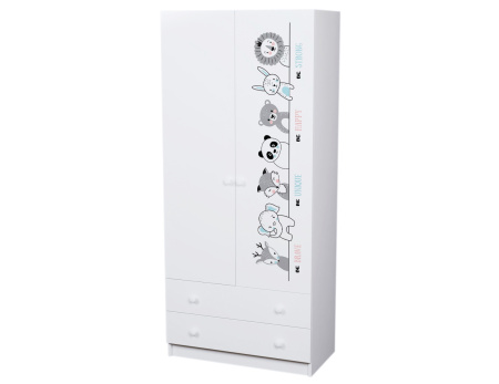 Комплект коллекции Хэппи: кровать 180х80 + шкаф гардеробный