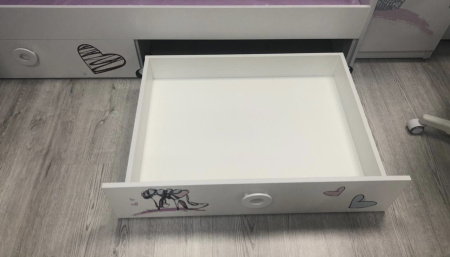 Двухъярусная кровать коллекции Модница 190х80 + 190х90  от Династия Kids