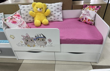 Кровать Малютка Совята 140х80  от Династия Kids