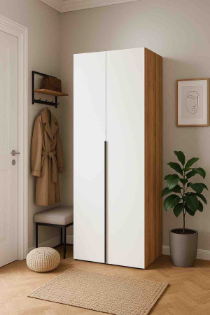 Шкаф 2-х дверный коллекции Брайт Золотистый  от Династия Kids