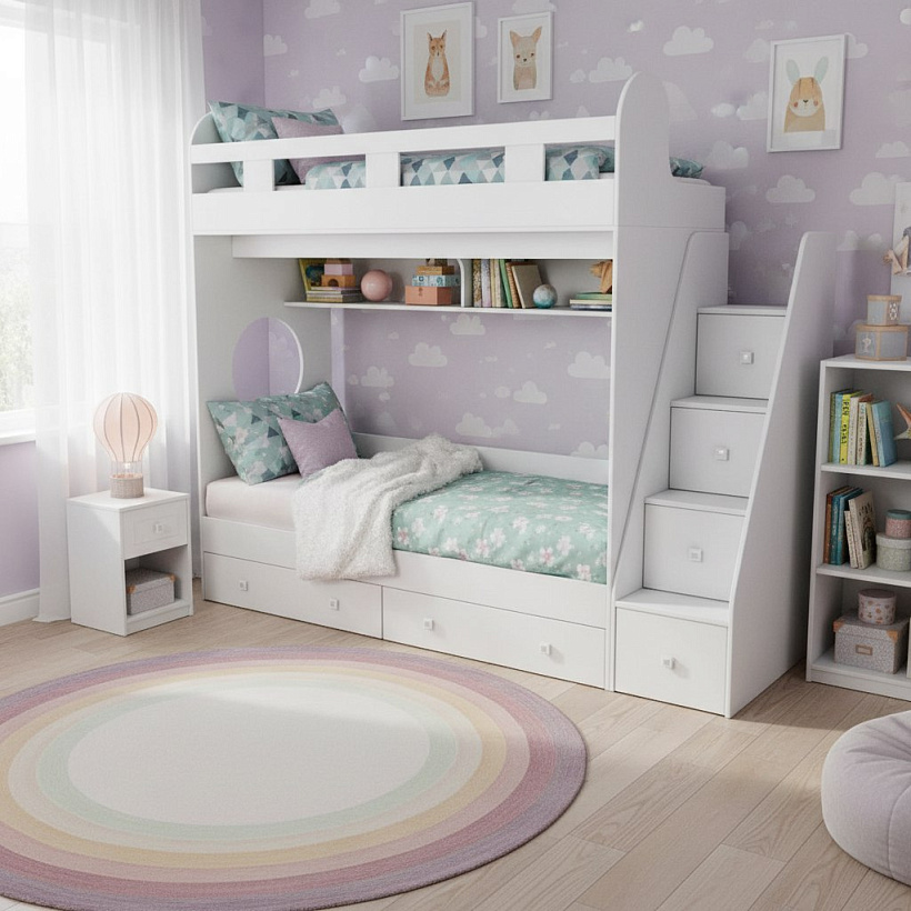 Спальные места 80х160 от Династия Kids